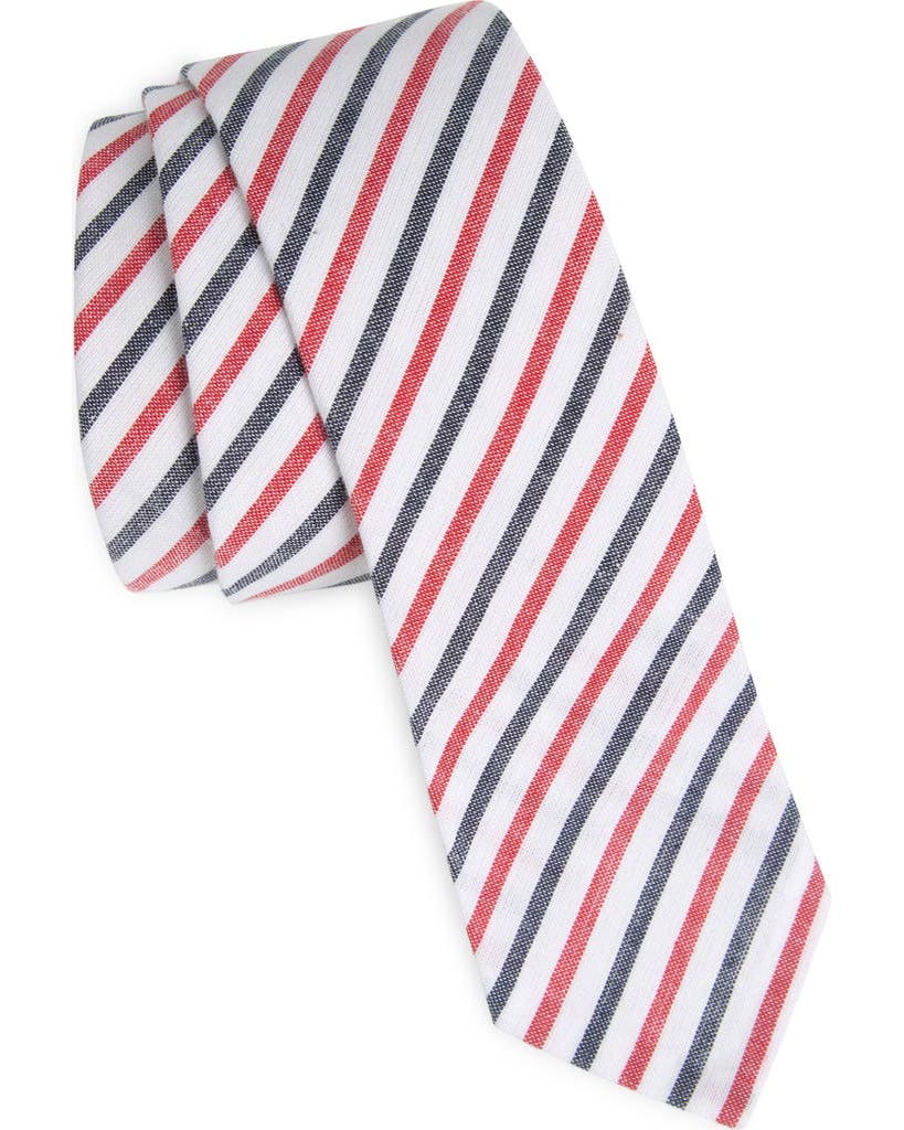 Classic Wide Uni Stripe Cotton Tie