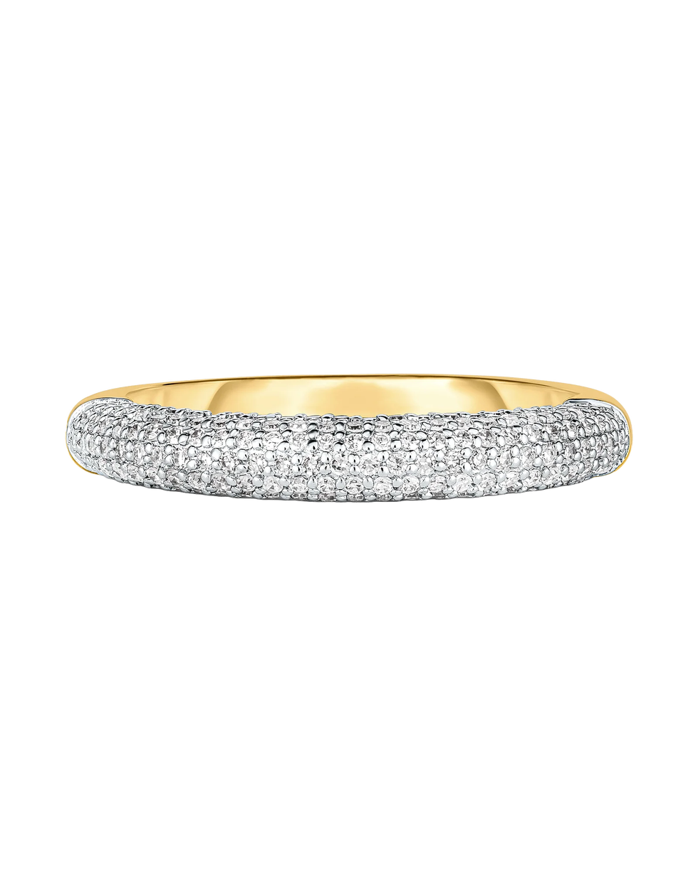 Petite Pavé Diamond Cloud Ring