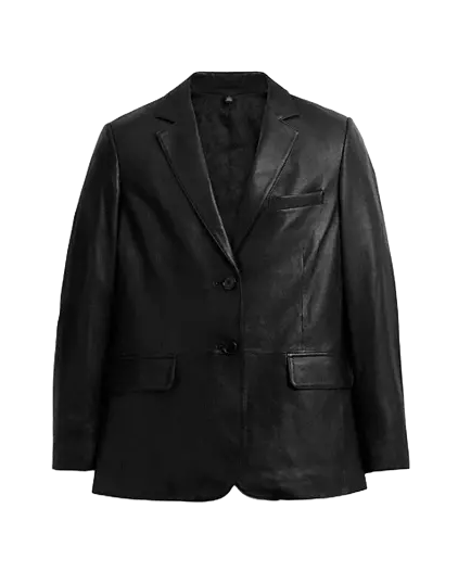 Leather Blazer 