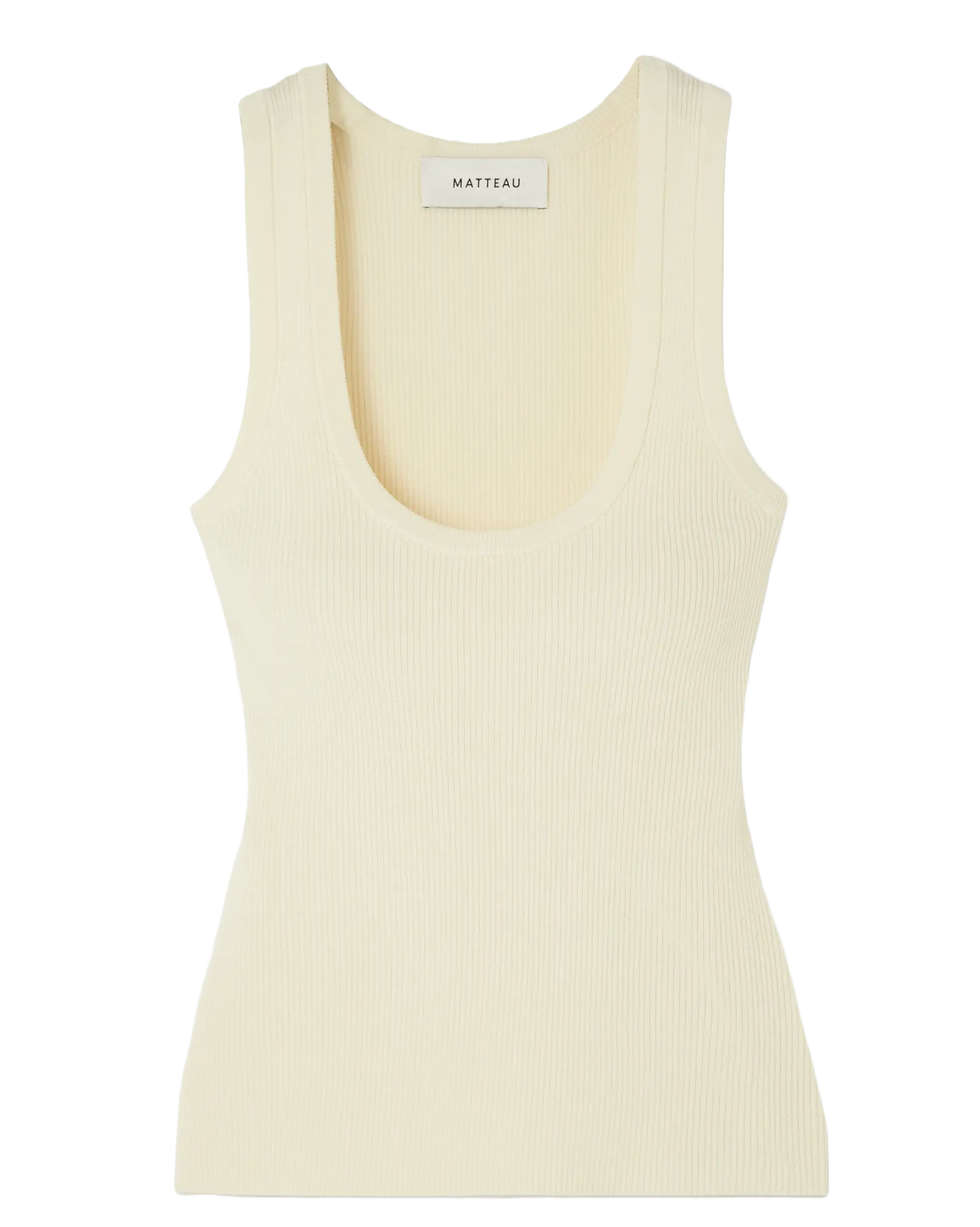Matteau Ribbed Tank Top
