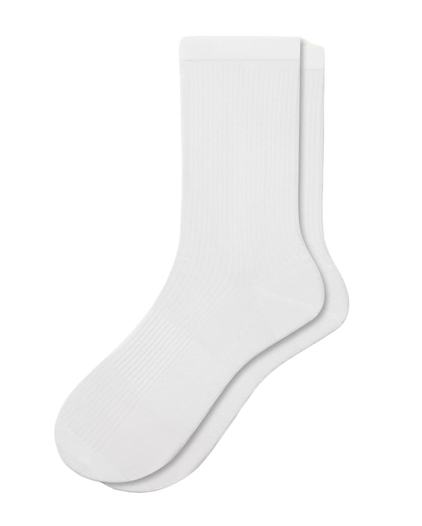 Featherweight Rib Half Calf Socks
