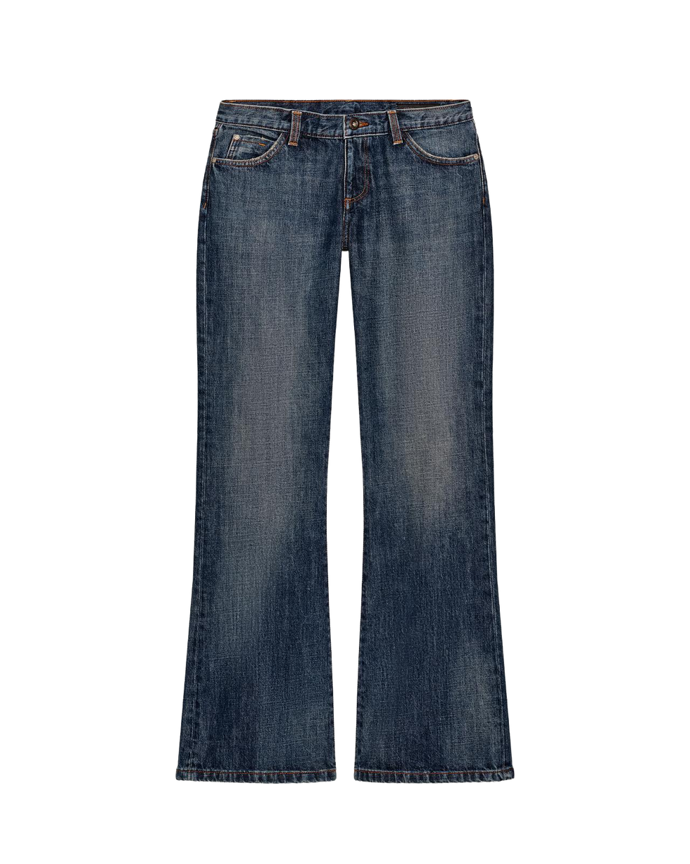 Low-Rise Bootcut Jeans 