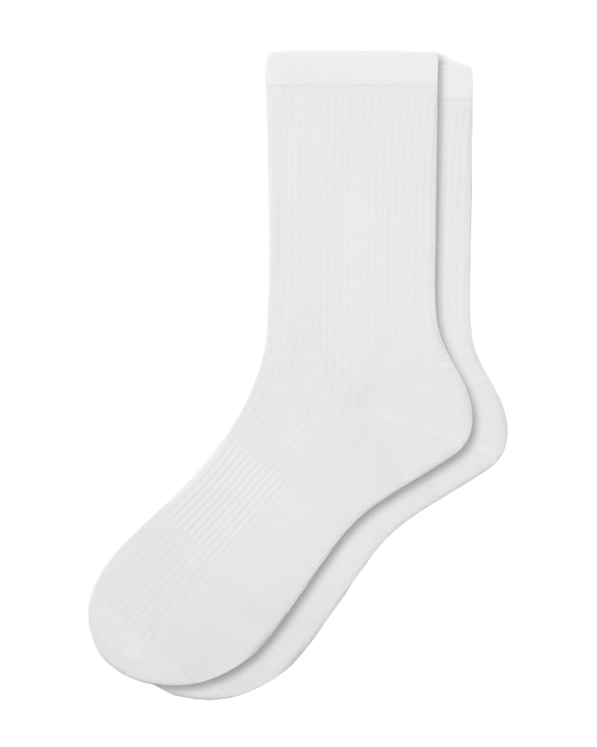 Featherweight Rib Half Calf Socks