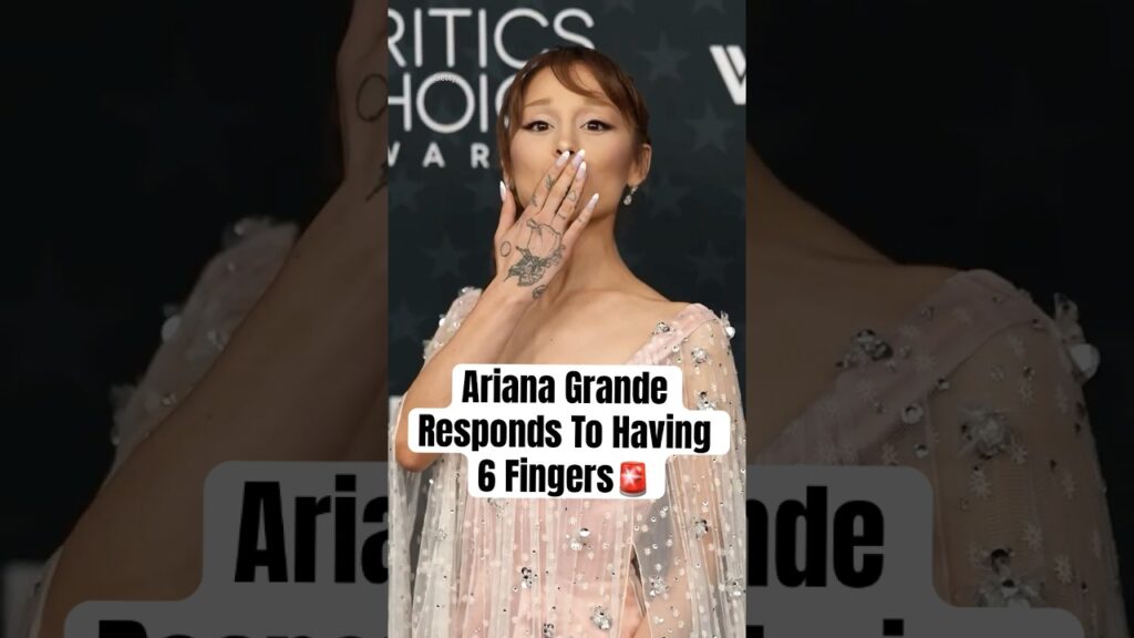 Ariana Grande Responds To Having Six Fingers #shorts #ArianaGrande #PhotoshopFail