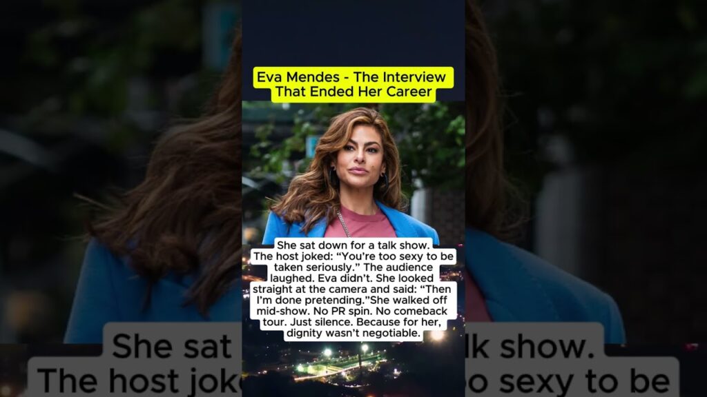 Eva Mendes - The Interview That Ended Her Career