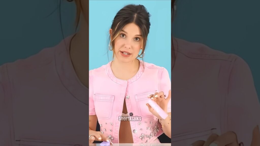 Millie Bobby Brown’s secret to the perfect shiny lip! 💄✨