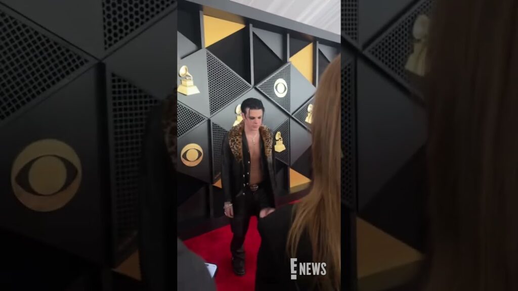 It’s date night at the #Grammys for Yungblud and Jesse Jo Stark 😍❤️‍🔥 #AwardsSeason