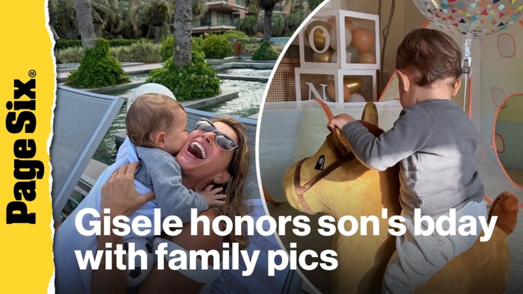 Gisele Bündchen celebrates son's 1st birthday with series of never-before-seen family photos