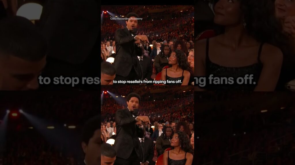 Trevor Noah highlights Olivia Dean. #Grammys #AwardsSeason (🎥: CBS/Recording Academy)