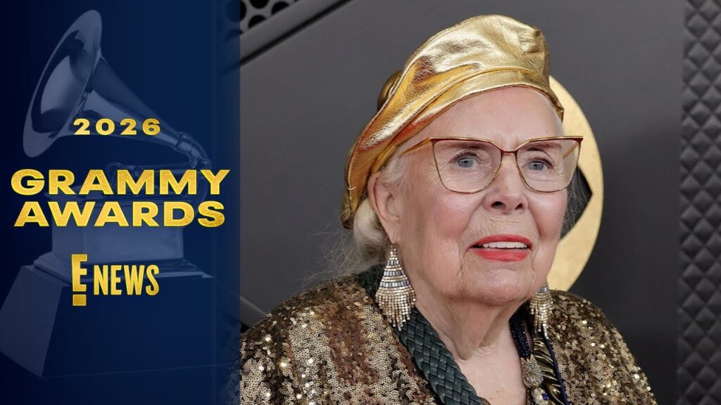 Joni Mitchell Makes Rare Red Carpet Appearance at Grammys 2026 | E! News
