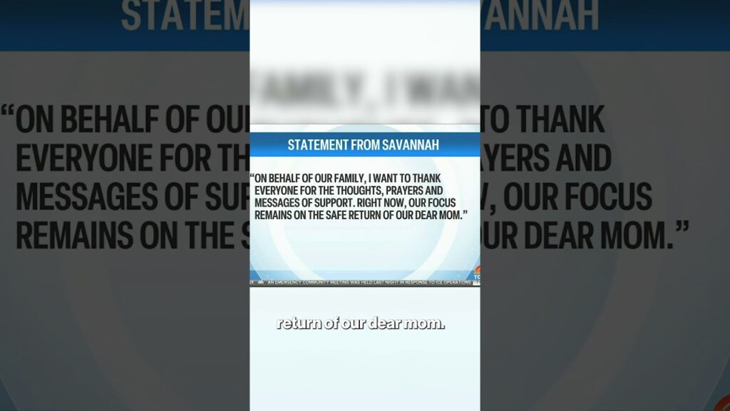 Savannah Guthrie’s mom, 84, reported missing in Southern AZ, homicide detectives involved #shorts