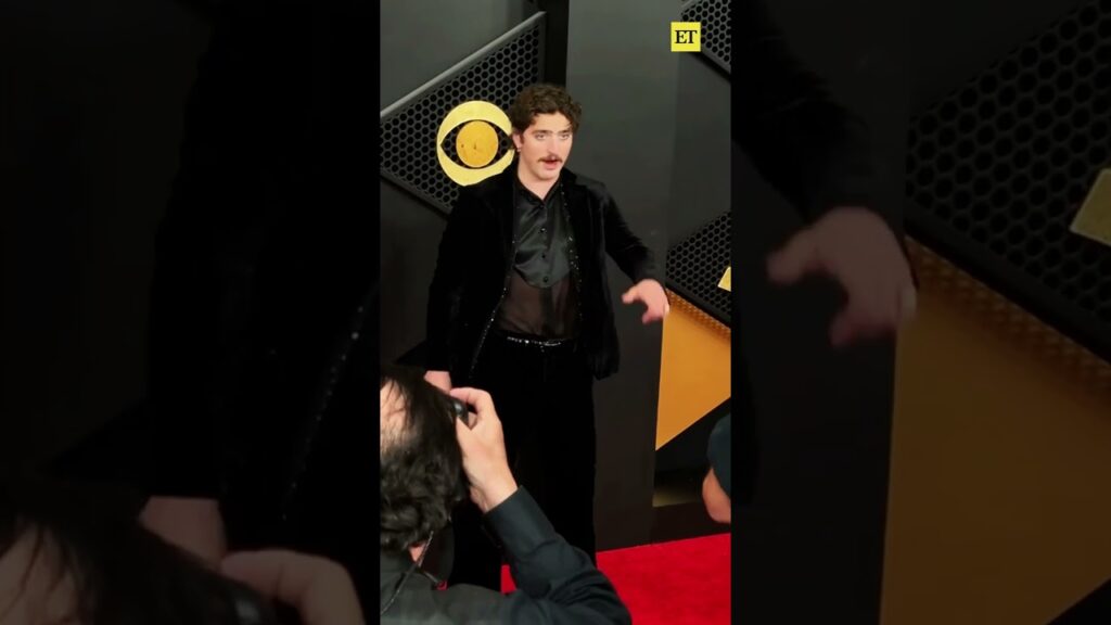 Benson Boone is taking a night off of flipping to walk the #GRAMMYs red carpet 💔 #bensonboone