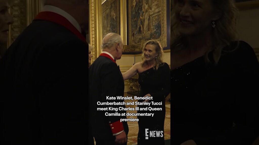 King Charles III and Queen Camilla greeted celebs at "Finding Harmony: A King's Vision" premiere.
