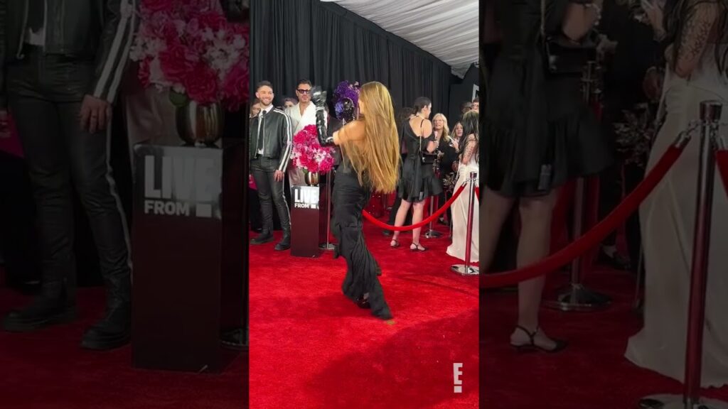 We're flipping over Haley Baylee's #Grammys #Glambot. 😍 #AwardsSeason