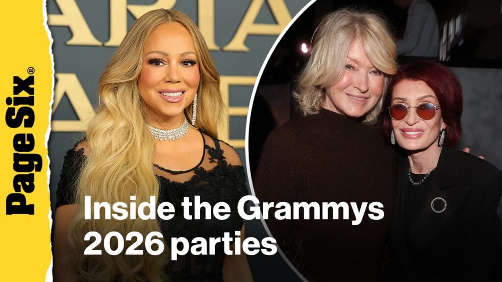 Inside the Grammys 2026 parties: Mariah Carey, Sharon Osbourne and more