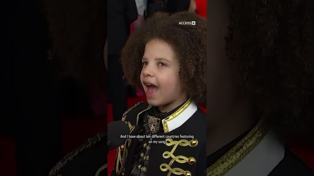 10-Year-Old Artist King Moore Adorably Reacts To First Time At Grammys