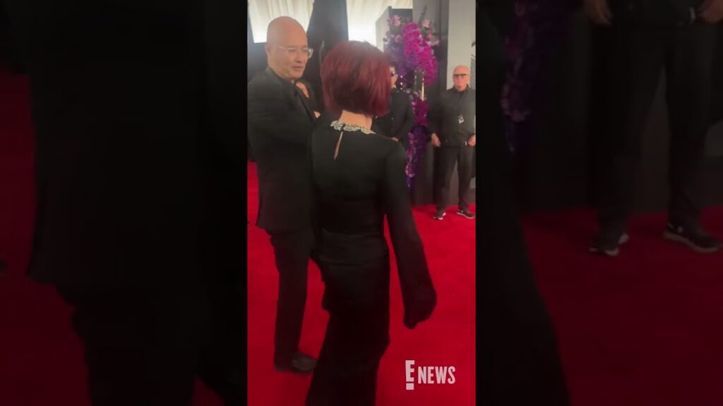 Sharon Osbourne makes her #Grammys appearance. #AwardsSeason