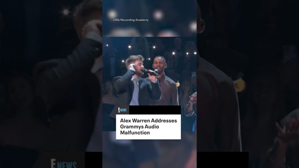 Alex Warren’s #Grammys performance was a little out of the ordinary. (🎥: CBS/Recording Academy)