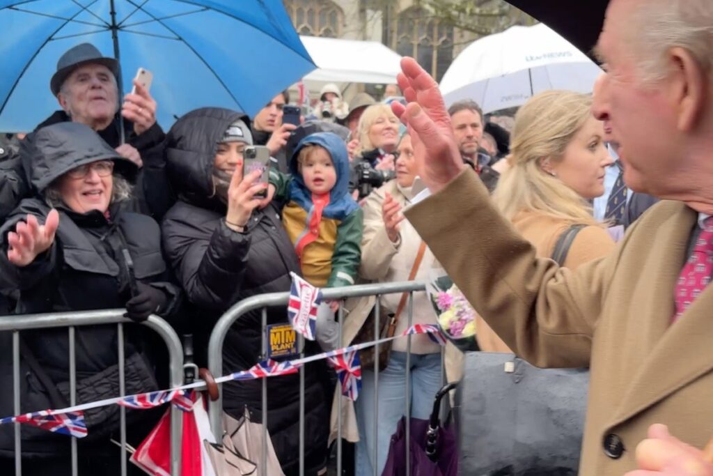 King Charles and Camilla heckled over Andrew and Epstein during royal walkabout