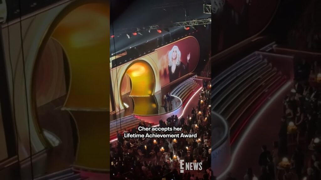 Cher accepts her Lifetime Achievement Award at the #Grammys. #AwardsSeason