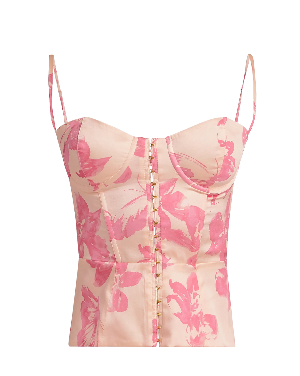 Toile Silk Corset 