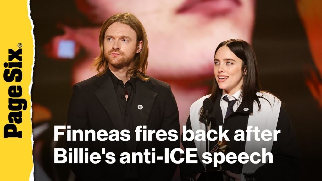 Billie Eilish's brother, Finneas, fires back at critics after singer's anti-ICE Grammys 2026 speech