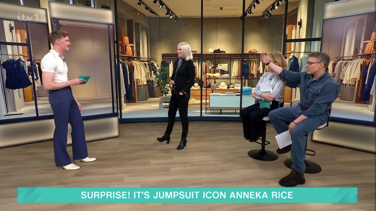 The Traitors legend fronted the fashion segment of the magazine show