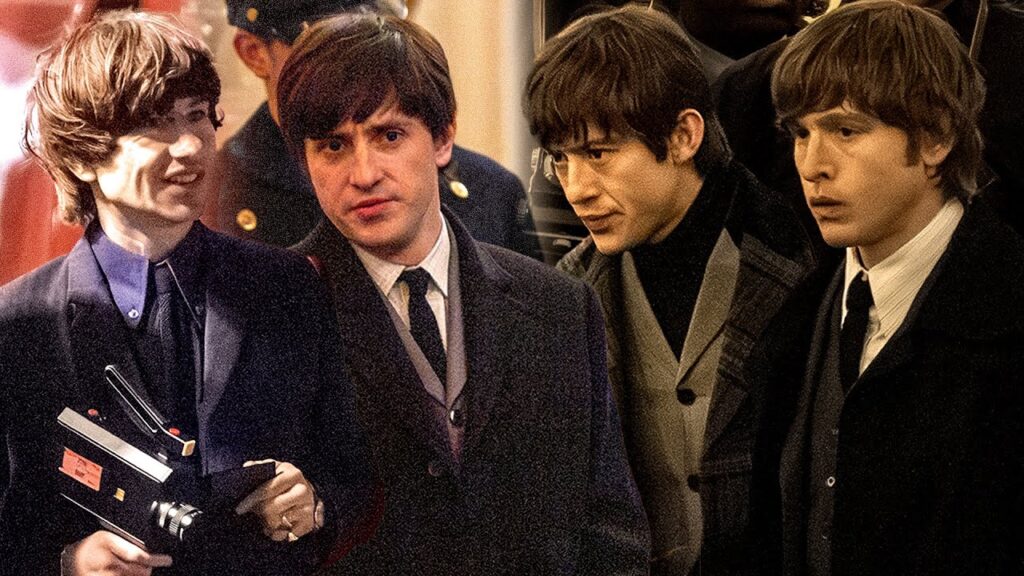 The Beatles Biopic: ON SET as Stars Transform Into the Fab Four for Four-Part Film Event