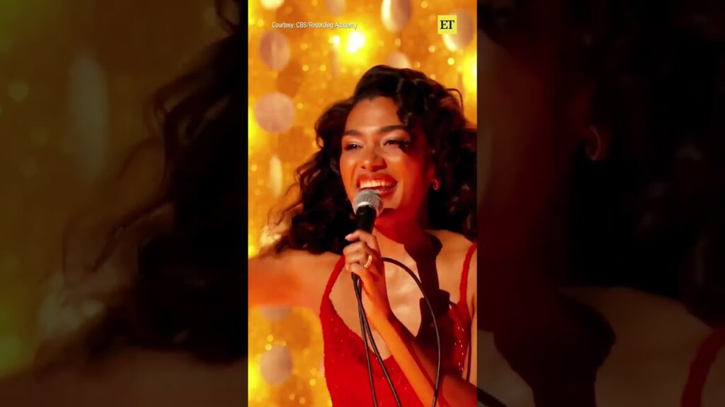 #oliviadean rocked her performance of 'Man I Need' before winning Best New Artist at the #GRAMMYs.