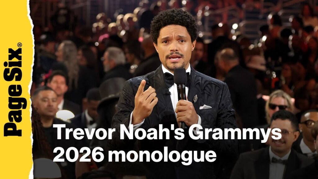 Trevor Noah takes aim at Jeff Bezos' wedding, Nicki Minaj's Trump support in Grammys 2026 monologue