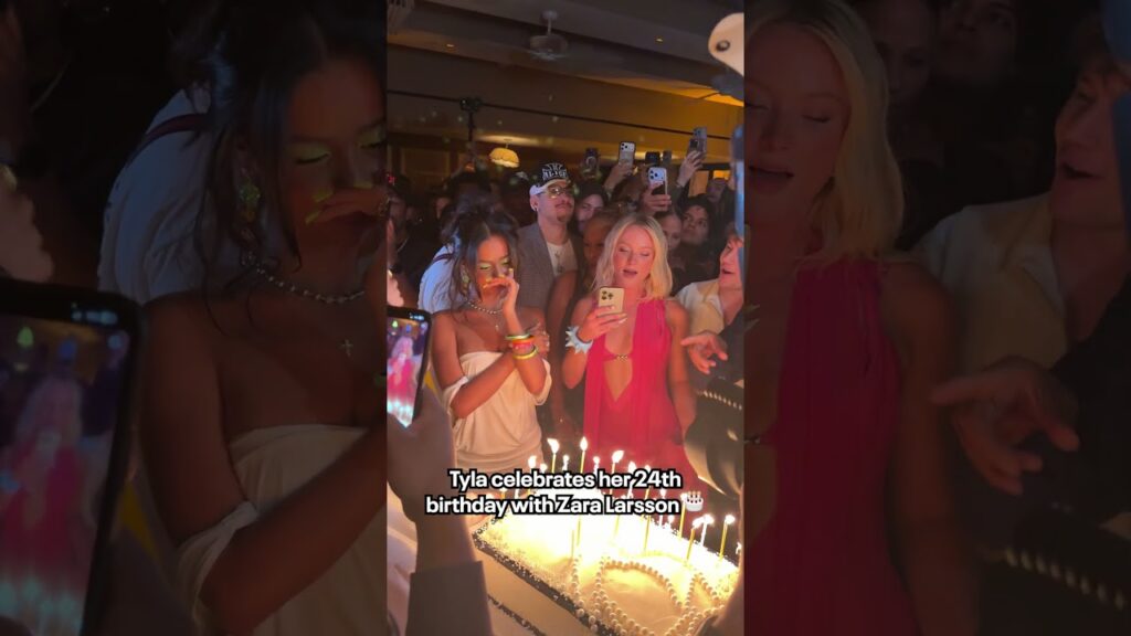 Zara Larsson celebrated Tyla's birthday at Hennessy and Epic Records #Grammys Kick Off Party.