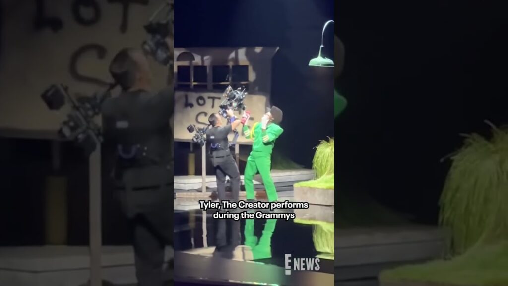 Tyler, The Creator performs "Thought I Was Dead," during the #Grammys. #AwardsSeason