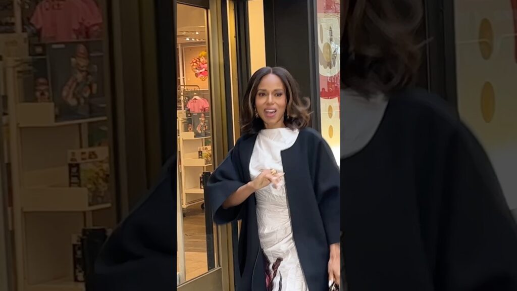 Kerry Washington is composed and glamorous doing promo rounds! #kerrywashington #fashion #style #nbc