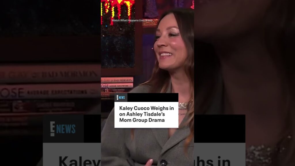Kaley Cuoco has a theory for avoiding toxic mom groups.