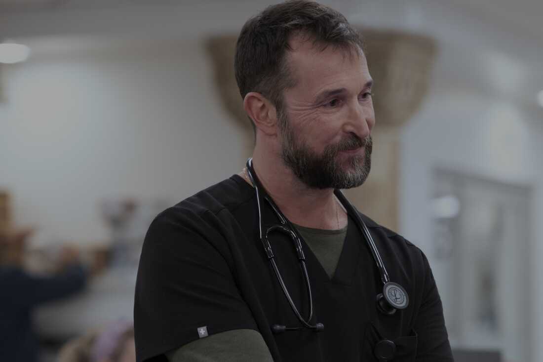 Noah Wyle as Dr. Robby in The Pitt.