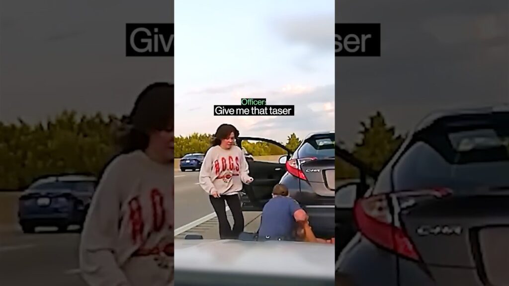 Hero Woman Saves Officer Mid-Fight
