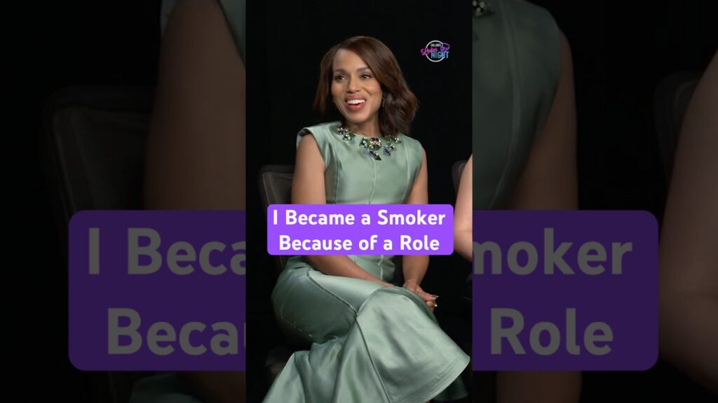Kerry Washington on the Role That Turned Her Into a Smoker