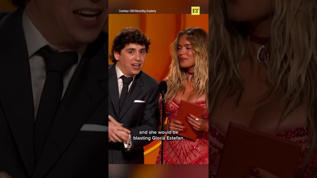 Marcello Hernández and Karol G Present Best Música Urbana Album at the #GRAMMYs