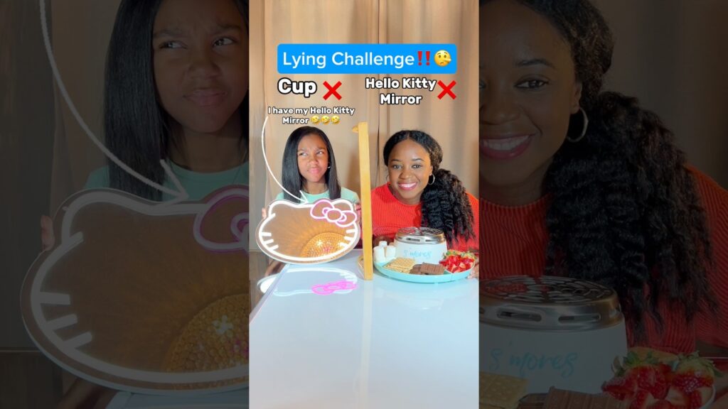 Lying Challenge gone wrong‼️🤣 #lyingchallenge #challenge #funnyshorts #familygames #trending