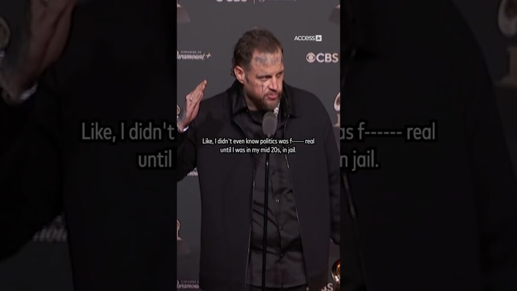 Jelly Roll’s Answer To Political Question At Grammys Goes VIRAL