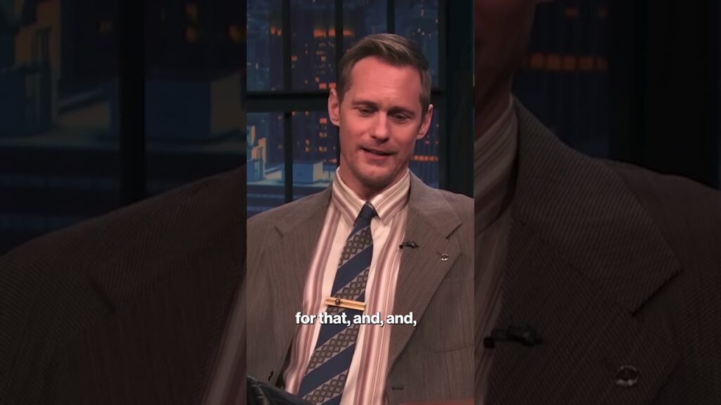 Alexander Skarsgård reveals his father's outrageous idea for his 'SNL' cameo #shorts