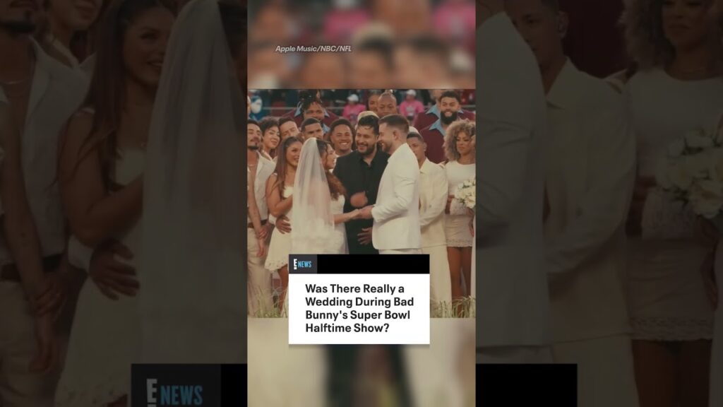 Imagine celebrating your wedding on the Super Bowl field. 😍 (🎥: Apple Music/NBC/NFL)