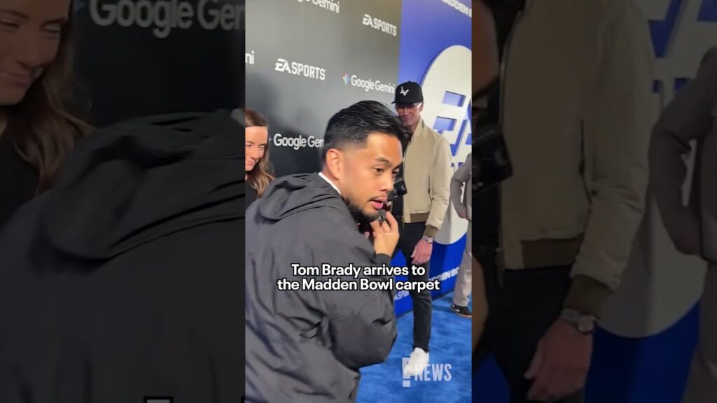 Tom Brady is in his element at EA SPORTS™ Presents Madden Bowl at Super Bowl LX.