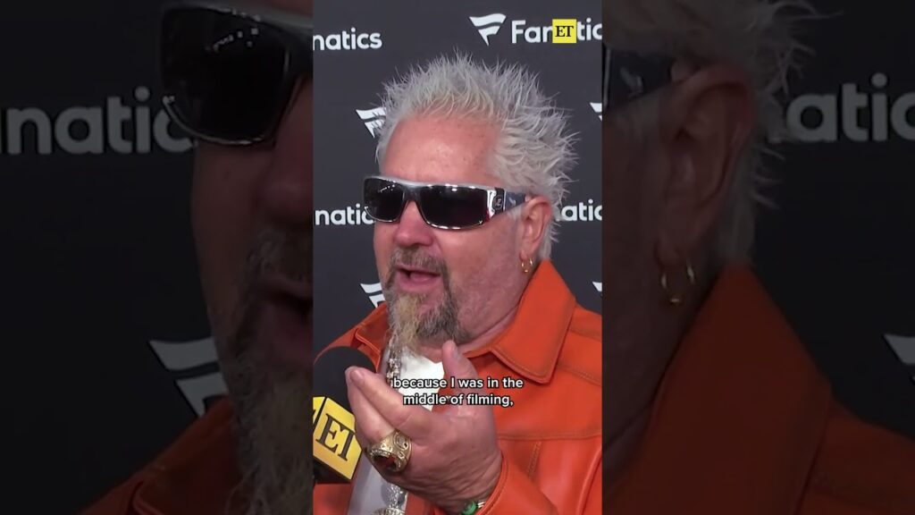 Guy Fieri Explains His "Justaguy" Makeover #guyfieri #superbowl #fanatics #bosch