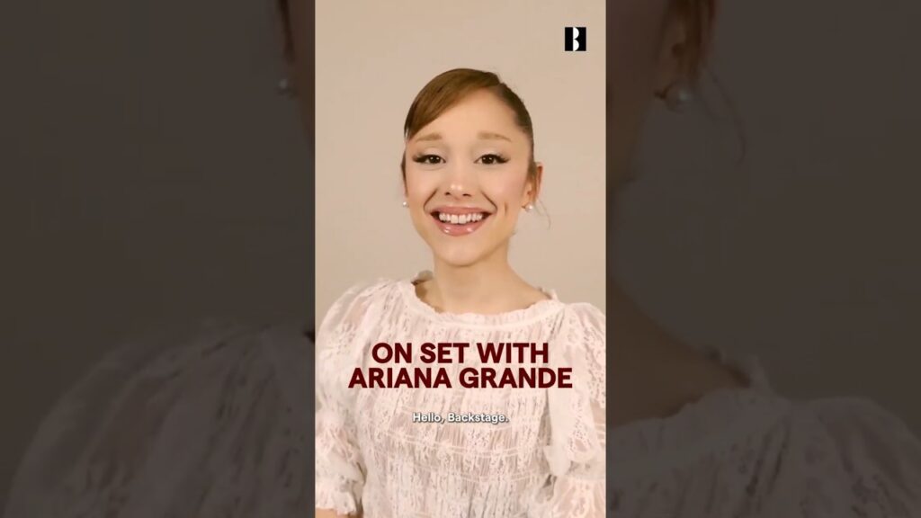 Ariana Grande got real on set with Backstage about wanting being a fly on the wall in Jim Carrey’s