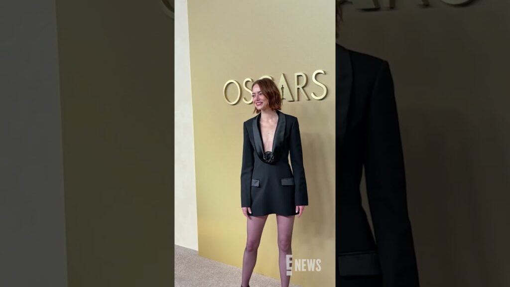 Emma Stone's look is out of this world at the Oscar Nominees Luncheon. 🤩 #AwardsSeason