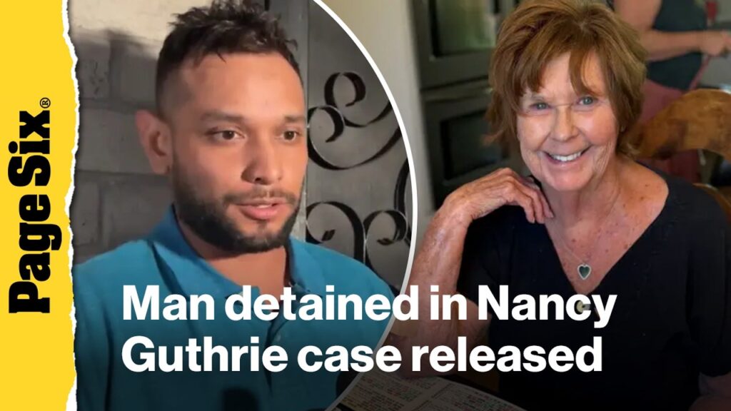 Man detained in Nancy Guthrie disappearance released, maintains innocence