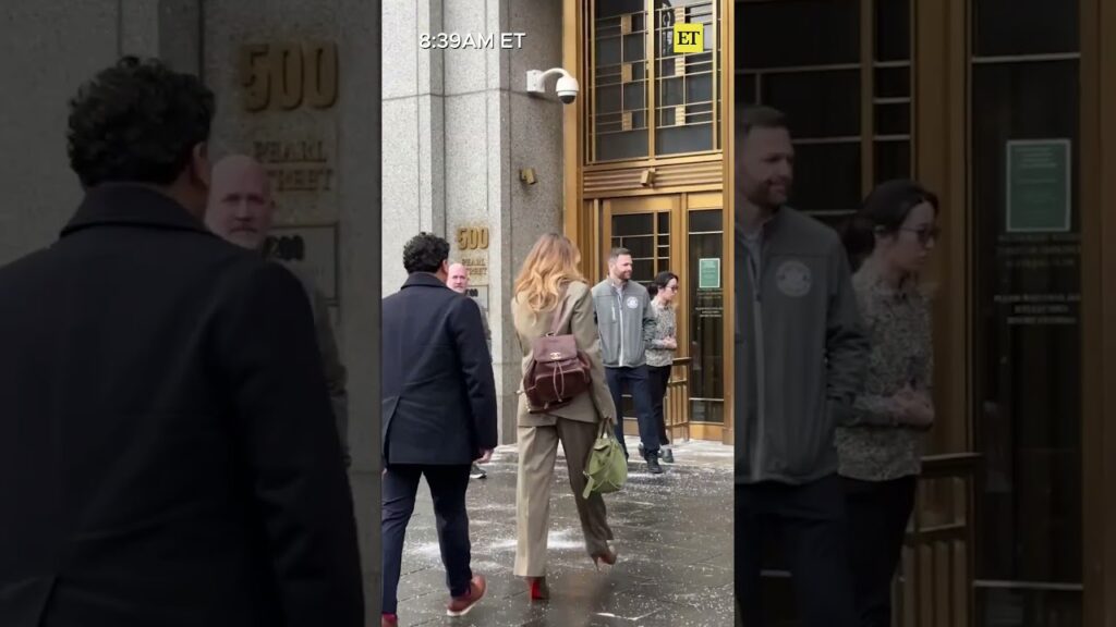 Blake Lively & Justin Baldoni Arrive to Court for Settlement Conference #blakelively #justinbaldoni