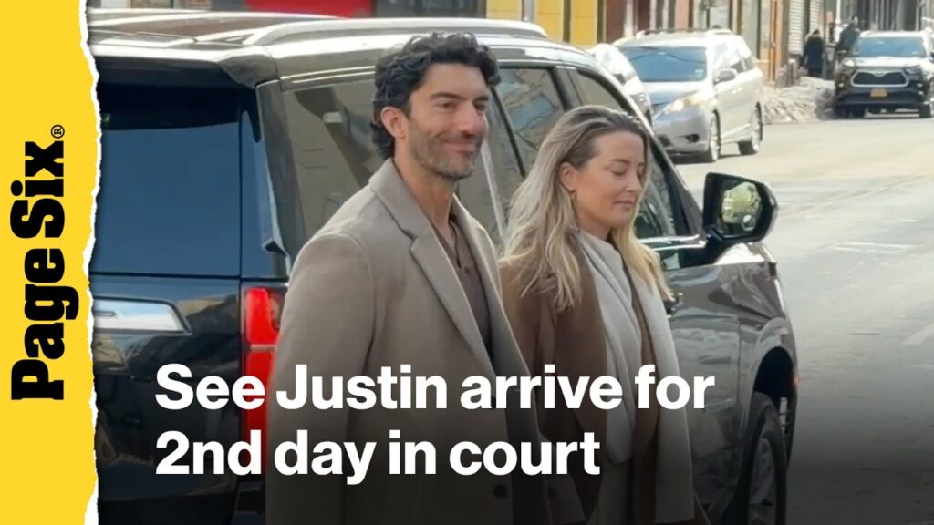 Justin Baldoni heads into his 2nd day in court after 'unsuccessful' settlement talk w/ Blake Lively