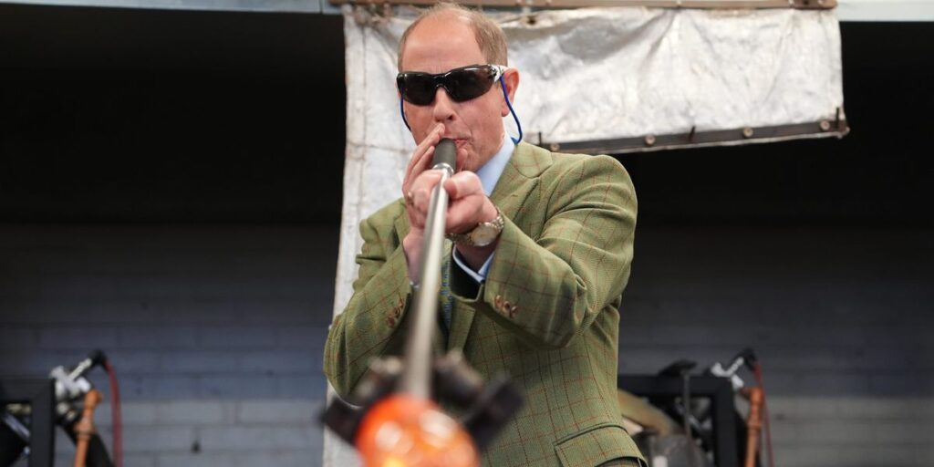 Prince Edward blows onlookers away as he displays unique skill during university visit